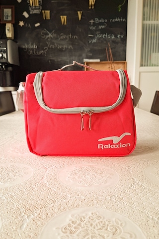 Termoslu Okul Beslenme Çantası Pembe Termal Lunch Box Çocuk Yetişkin Pembe