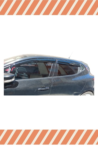 Renault Clio 4 Hb 2012-2018 Modellerine Özel 4'lü Mügen Tip Cam Rüzgarlığı