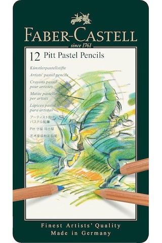 Faber-castell Pitt Pastel Boya Kalemi, 12 Renk Diğer