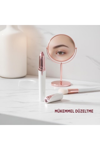 Polosmart Pbs819 Pilli Led Aydınlatmalı Kaş Düzeltme Cihazı Pembe Diğer