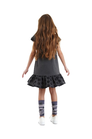 Denokids Mshb&g Yıldızlı Unicorn Kız Çocuk Elbise Çok Renkli