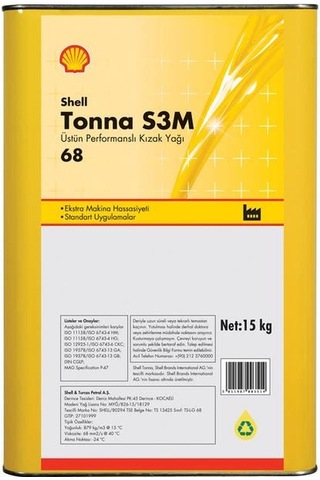 Shell Tonna S3 M 68 Üstün Performanlı Kızak Yağı 15 L