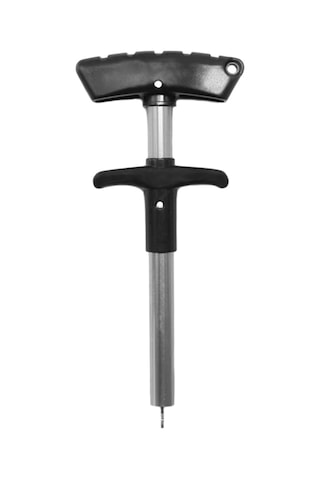 Lemestar Alüminyum Malzeme Balık İğnesi Çıkarıcı, Ergonomik Plastik Kollu, Keskin Dişlerden Koruma, Hafif Ve Kompakt, Gümüş Renk