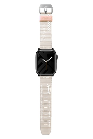 Watch 7 45mm Kordon Skinarma Shokku Silikon Strap Kayış Krem Krem