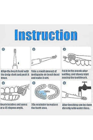 Lilyme Sonic Elektrikli Diş Fırçası Usb Hızlı Şarjlı Su Geçirmez Diş Fırçası Adult Çocuk Evrensel Temizleme Diş Fırçası Sonic Titreşimli Usb Şarjlı