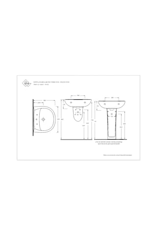 Ege Kapya Oval Lavabo 60 x 48 CM