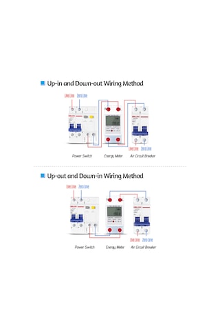 Reedark "dın Raylı Lcd Ekranlı Tek Fazlı Elektrik Sayacı 5-80a 220v Enerji Tüketim Ölçer"