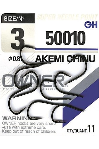 Owner 50010 Siyah Tırnaklı Yem Olta İğnesi