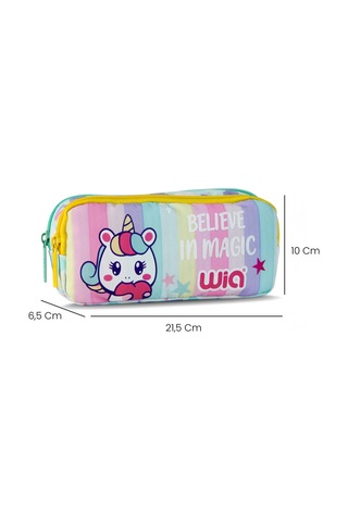 Wia Unicorn Kız Çocuk Kalemlik Turkuaz