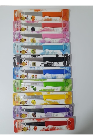 Sürbisa Sürmene 61004 Mutfak Bıçağı (9,50 Cm) Çok Renkli