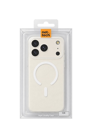 Nettech Apple İphone 17 Pro Max Uyumlu Nt-n119 Magsafe Arka Koruma Kılıf - Turuncu