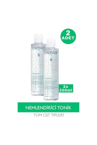 Caudalie Vinoclean Moisturizing Toner Nemlendirici Tonik 200 Ml 2 Adet