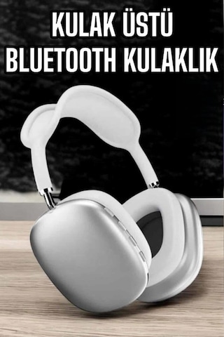 P9 Air Max Kablosuz 5.0 Mikrofonlu Bluetooth Kulaklık Beyaz Yüksek Ses Kaliteli -