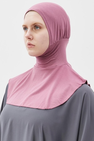 Altobeh Kadın Tesettür Pratik Boyunluklu Hijab - Sporcu Bone Maron Gülkurusu