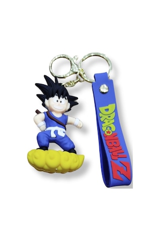 Dragon Ball Z Goku Nimbus Bulutu Temalı 3d Figürlü Anahtarlık - 1 Adet