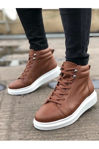 Slw202 Toronto Bağcıklı Cilt Erkek Spor Bot Bt Taba Taba