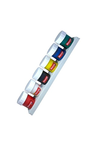 Akrilik Boya 6 Renk 25 ml 1 Paket Akrilik Boya Seti 6 Lı Kağıt Tuval Ahşap Cam Duvar Metal Boyama
