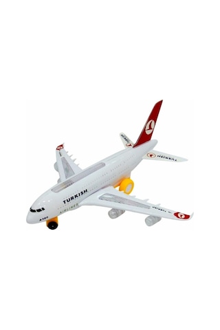 Thy Airbus A380 Işıklı Sesli & Yürüyebilen Oyuncak Uçak Orta Boy