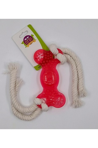 Ans Köpekler İçin İpli Jel Kemik Diş Kaşıma Isırma Oyuncak 48 CM