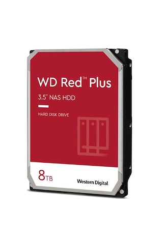 WD Red Plus WD80EFPX 8 TB 3.5'' 128 MB Sata 5640 RPM SATA 3 HDD