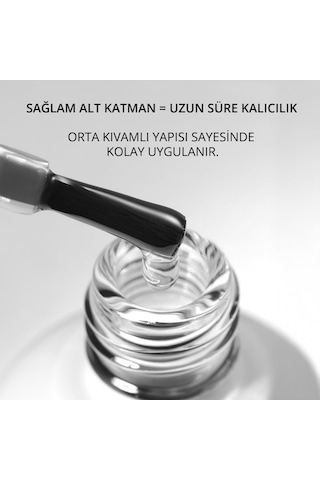 Momo Professional Kalıcı Oje İçin Base Coat 4 ML