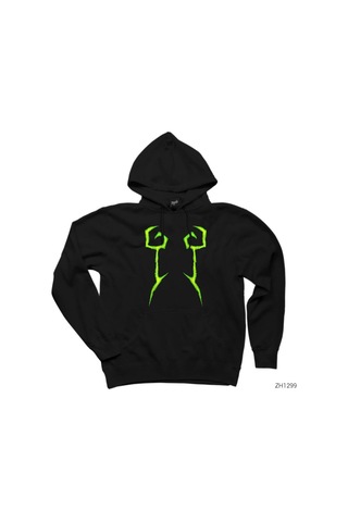 World Of Warcraft Legion Demon Hunter Siyah Kapşonlu Sweatshirt Hoodie