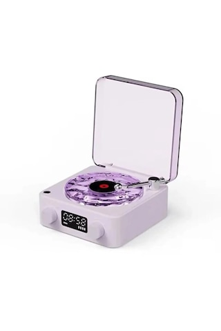 Waves Nostalji Plak Çalar Bluetooth Subwoofer 3d Ses Dalgası Retro Müzik Plak Çalar Diğer