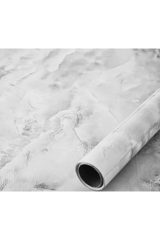 Brano Yapışkanlı Kaplama Folyosu Gri Mermer Desen 75 Cm X 5 Metre