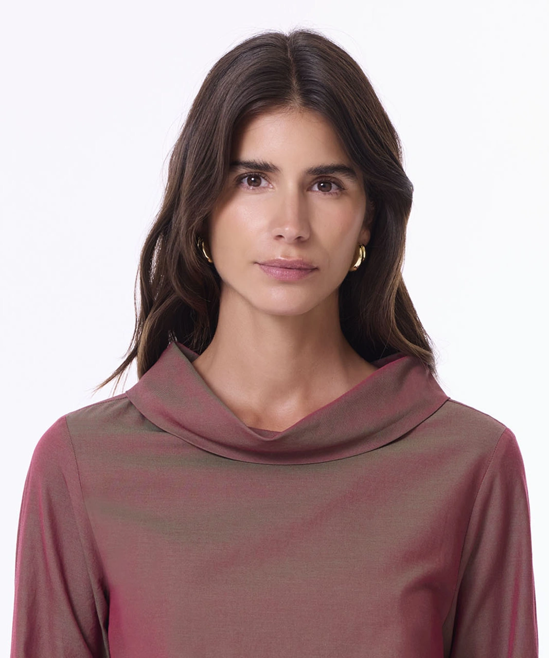 Yargıcı Regular Bisiklet Yaka Uzun Kol Bluz 25kkbl6027x 016 Bordo