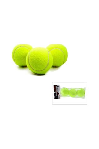 Premium Vuruş Ürünü Saha Aksesuarı Fiziksel Aktivite Tenis Topu Seti 3'lü Paket