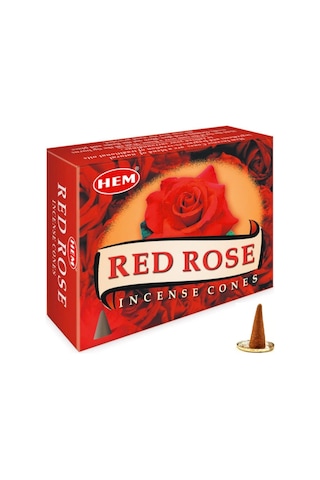 Hem Tütsü Red Rose 10 Konik