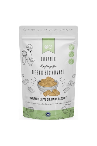 OG natural Organik Bebek Bisküvisi 300 G +6 Ay