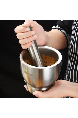 304 Paslanmaz Çelik Ezici Katı Sarımsak Ezici Sarımsak Ezici A Gümüş