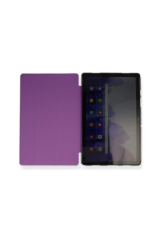 Apple İpad Uyumlu Air 5 2022 Kılıf Tablet Smart Kılıf - Mor Arka Kapak