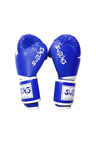 Moveevo 3-10 Yaş Çocuklar İçin Mavi Boksa Eldiveni - Yüksek Kaliteli Pu Deri Ve Şok Emici Dolgulu Mavi