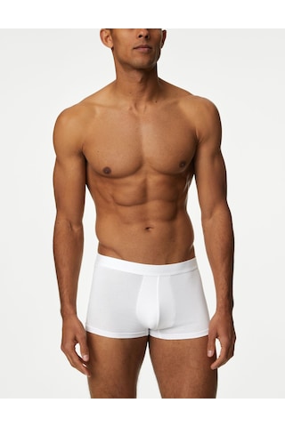 Marks & Spencer 5'li Cool & Fresh Hipster Külot Seti T14004107s Beyaz
