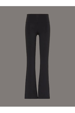 Calvin Klein Calvin Klein Sport Flare Logolu Kadın Siyah Tayt Lvgws5l611-ub1