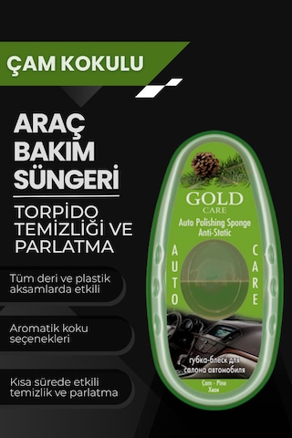 Oto Temizleme Ve Parlatma Süngeri Antistatik, Toz Tutmaz Çam