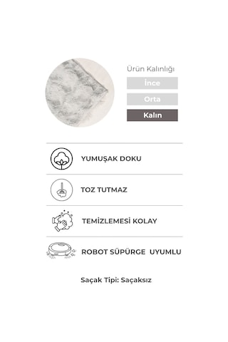 Yüksek Kalite Ekstra Yumuşak Kaymaz Özel Tabanlı Tavşan Bubble Peluş Halı Gri