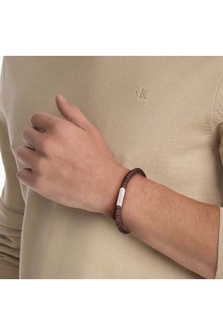 Calvin Klein Ckj35100053 Erkek Bileklik Kahverengi