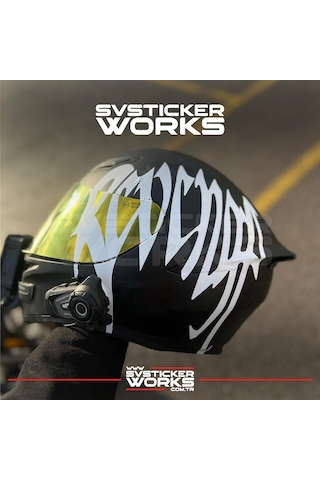 Revenge Kask Sticker Tüm Kasklar Uyumlu Tek Yön 1 Adet
