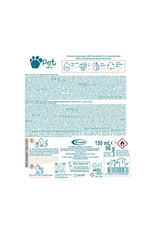 Pet Love Tüy Bakım Spreyi Çikolata Doğal Argan Yağlı 150 ML