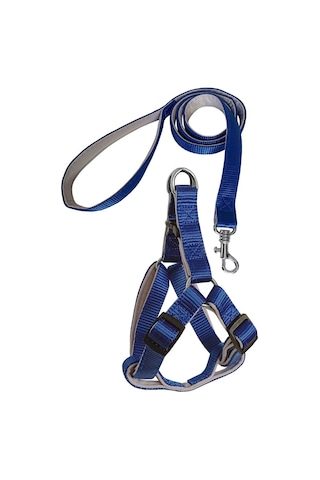 Gezdirme Kayışlı Dokuma Köpek Göğüs Tasma Seti 40 60-110 Cm Mi