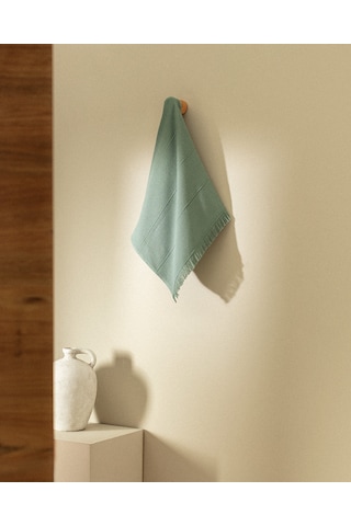 Madame Coco Brenna %100 Pamuk Yüz Havlusu - Yeşil - 50x85 Cm 8684427204375