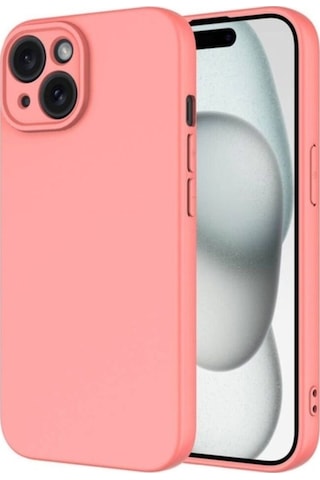 Apple Uyumlu iPhone 15 Plus Kılıf Zore Mara Lansman Kapak Pembe