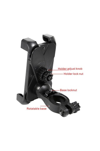 360 Dönen Bisiklet Bisiklet Telefon Tutucu Gidon Montajı