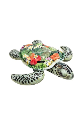 Gerçekçi Dev Kaplumbağa Renkli Çocuk Binici İntex 57555 191x170 CM