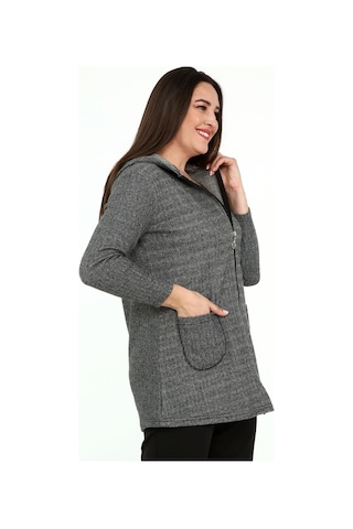 Büyük Beden Sweatshirt 40A-1932 554684548 Çok Renkli