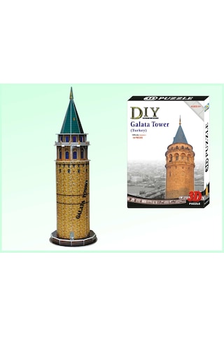 3D Puzzle 3 Boyutlu Maket Galata Tower Galata Kulesi