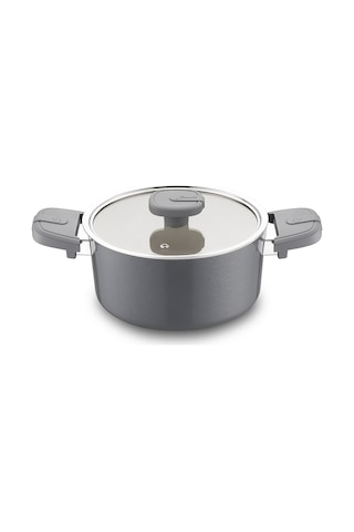 Jumbo Swiss Crystal Grey 5 Parça Tencere Seti Gri